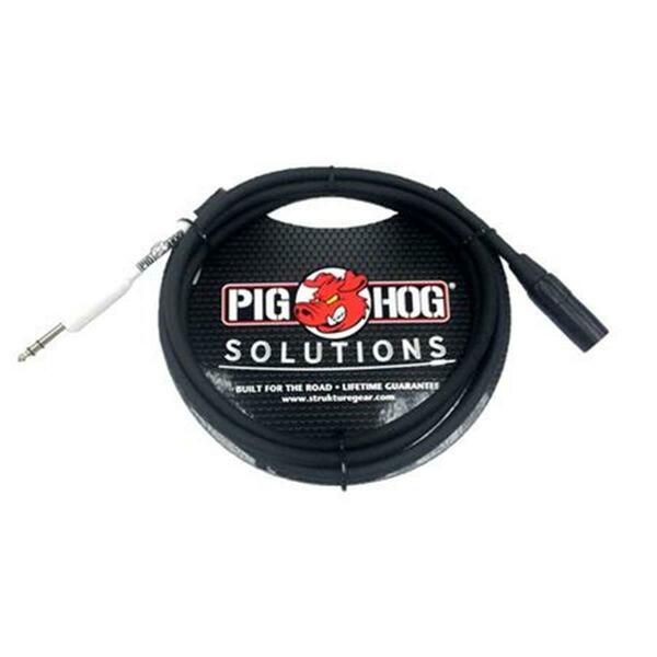 Galaga 6 ft. XLR Male Connector to 0.25 in. TRS Cable PX4T6